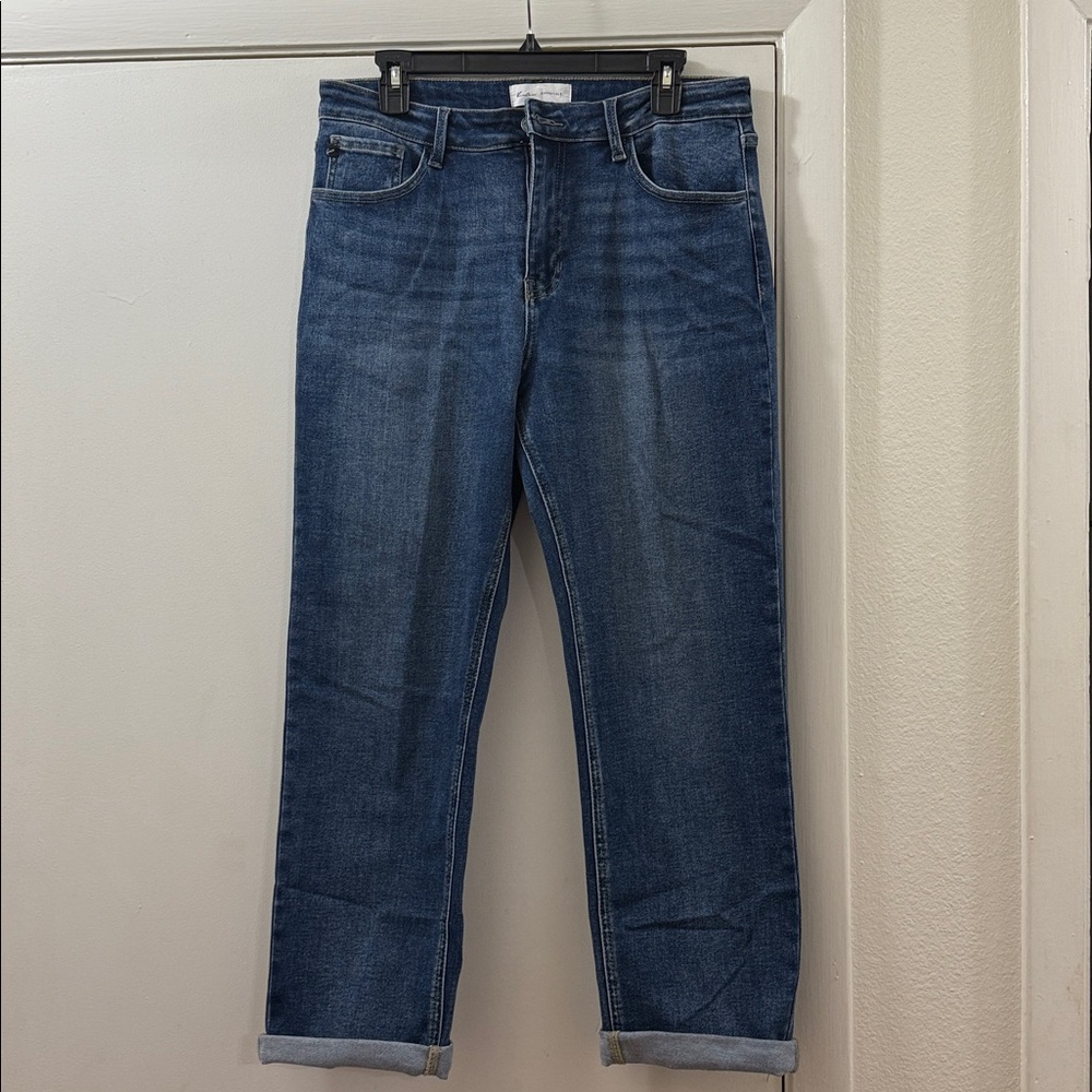KanCan Essentials Dark Blue Boyfriend Jeans